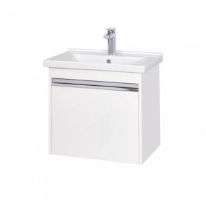 Тумба подвесная Aquaton Капри 60 с раковиной Миранда Белый 1A2301K1KP010 Тумба подвесная Aquaton Капри 60 с раковиной Миранда Белый 1A2301K1KP010