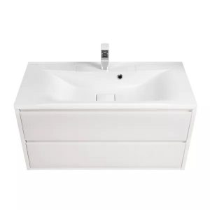 Тумба подвесная Aquaton Римини 100 с раковиной Премьер М Белый 1A2328K2RN010 Тумба подвесная Aquaton Римини 100 с раковиной Премьер М Белый 1A2328K2RN010