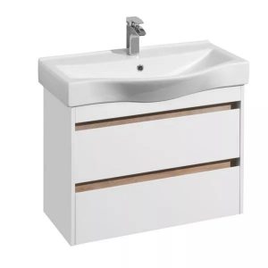 Тумба подвесная Aquaton Нортон 80 с раковиной Беверли Белый глянцевый 1A2489K0NT010 Тумба подвесная Aquaton Нортон 80 с раковиной Беверли Белый глянцевый 1A2489K0NT010