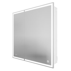 Шкаф зеркальный Grossman Меркадо 70 правый с LED подсветкой Белый 207008