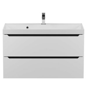 Тумба подвесная Uperwood Tanos 90 Белый / Графит 2930205143