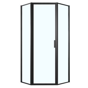 Душевой уголок Azario Richmond 100х100 Черный / Прозрачное AZ-NAG3231 1000 Black