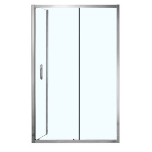 Душевой уголок Azario Milton 120х80 правый Хром / Прозрачное AZ-ND1131 R 1200