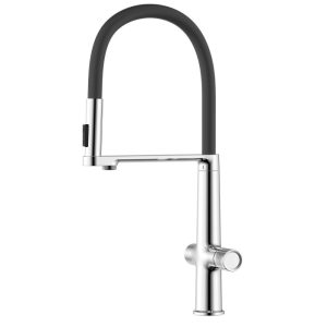 Смеситель для кухни Azario Advantage Хром / Черный AZ-VRG569223C