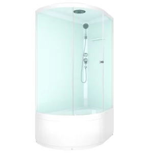 Душевая кабина Domani-Spa Simple high правая без электрики 120х80 Белый, Поддон высокий