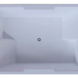 Ванна акриловая Aquatek Дорадо 190х130 (каркас + слив-перелив + экран) Белый DOR190-0000002