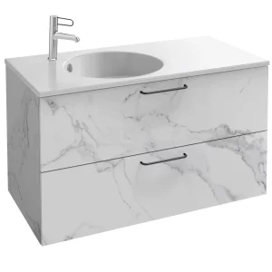 Тумба подвесная Jacob Delafon Odeon Rive Gauche 100 Белый мрамор Тумба подвесная Jacob Delafon Odeon Rive Gauche 100 Белый мрамор