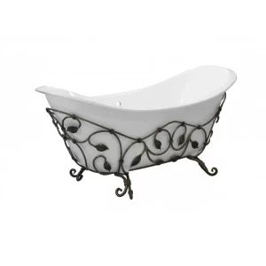Кованая подставка для ванны Эстет Скарлет Патина ФР-00001487