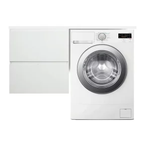 Тумба подвесная Эстет Dallas Luxe под стиральную машину 150 с раковиной Белый ФР-00009685