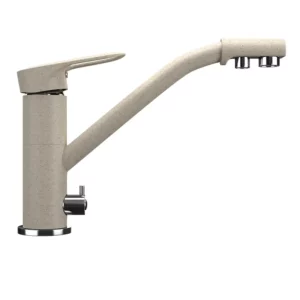 Смеситель для кухни Ulgran Classic U-010 с подключением к фильтру U-010-328 Бежевый