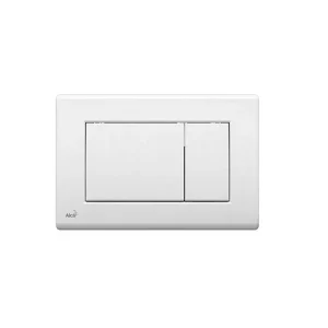 Кнопка смыва Alcaplast прямоугольная белая Кнопка смыва Alcaplast прямоугольная белая