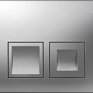 Клавиша смыва Geberit Delta 50, хром матовый