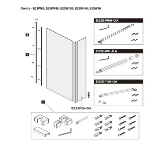 Панель торцевая Jacob Delafon Contra 30 Панель торцевая Jacob Delafon Contra 30