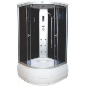 Душевая кабина Водный мир 90х90, Хром / Тонированное, Высокий поддон