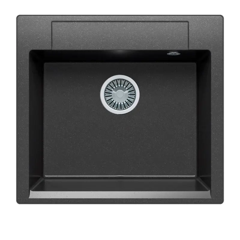 Мойка кухонная Polygran Argo 56 575806 Черный матовый Мойка кухонная Polygran Argo 56 575806 Черный матовый