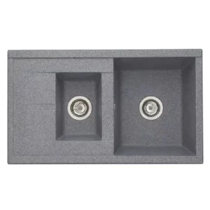 Мойка кухонная Aquaton Делия 87 Серый 1A716232DE230