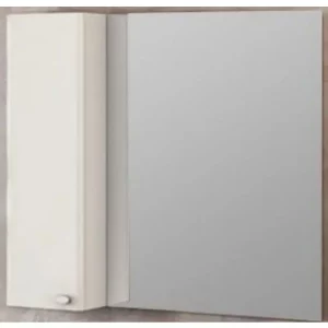 Шкаф зеркальный Comforty Неаполь 100 Белый глянцевый 00004139023CF