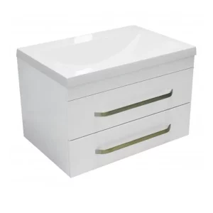 Тумба подвесная Эстет Monaсo  59,8 с раковиной Белый ФР-00002237