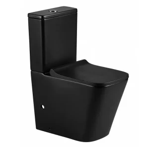 Унитаз-компакт Azario Quadro Черный матовый AZ-2175-MB