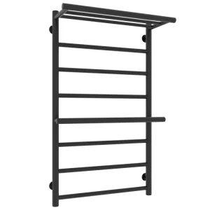 Полотенцесушитель водяной Laris Лавина П9 80х50 Черный матовый 73208027ЧМ