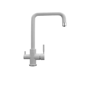 Смеситель для кухни Ulgran Quartz с подключением к фильтру UQ-019-04 Платина