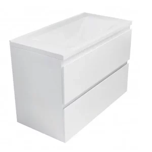 Тумба подвесная Эстет Bali 89,8 с раковиной Белый ФР-00002074 Тумба подвесная Эстет Bali 89,8 с раковиной Белый ФР-00002074