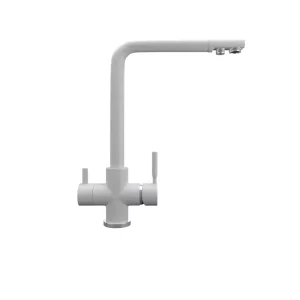Смеситель для кухни Ulgran Quartz с подключением к фильтру UQ-016-04 Платина