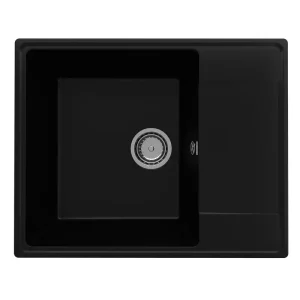 Мойка кухонная Ulgran Quartz Prima 605-07 Уголь