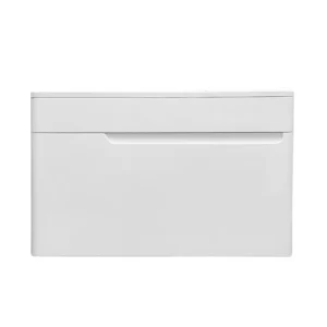 Тумба подвесная Эстет Kare Luxe  80 с раковиной Белый ФР-00005718