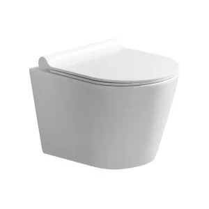 Унитаз подвесной Azario Nova + с сиденьем Белый AZ2217