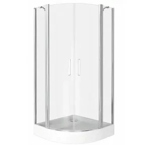 Душевой уголок Bas Pandora 90х185 Хром / Прозрачное