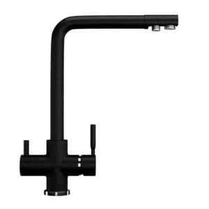 Смеситель для кухни Ulgran Classic U-016 с подключением к фильтру U-016-308 Черный