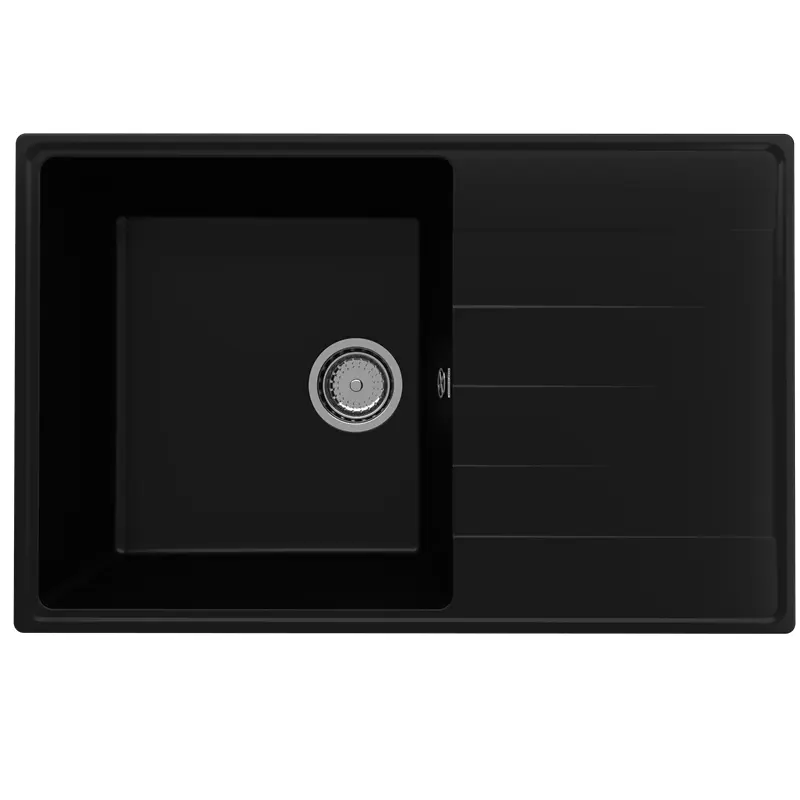 Мойка кухонная Ulgran Quartz Prima 780-07 Уголь Мойка кухонная Ulgran Quartz Prima 780-07 Уголь