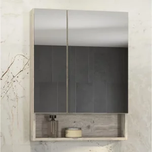 Шкаф зеркальный Comforty Парма 60 Дуб 00004143488CF Шкаф зеркальный Comforty Парма 60 Дуб 00004143488CF