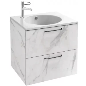 Тумба подвесная Jacob Delafon Odeon Rive Gauche 60 Белый мрамор Тумба подвесная Jacob Delafon Odeon Rive Gauche 60 Белый мрамор