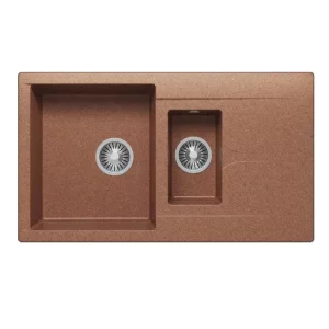 Мойка кухонная Polygran Brig 87 627420 Терракот