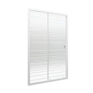 Душевая дверь Triton Слайд 120х185 Белый / Матовое