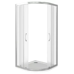 Душевой уголок Bas Latte 90х185 Хром / Грейп