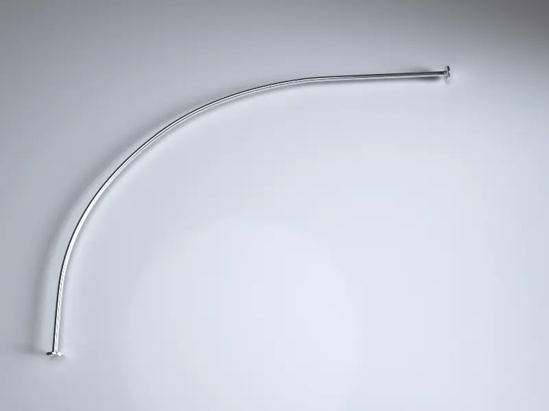 Карниз для ванны 1MarKa Aura 150х105 Хром 55825 Карниз для ванны 1MarKa Aura 150х105 Хром 55825