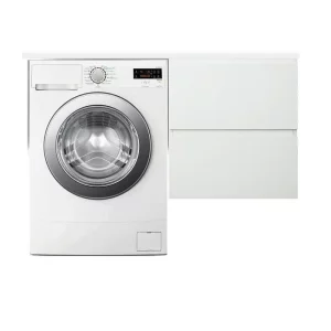 Тумба подвесная Эстет Dallas Luxe под стиральную машину 105 с раковиной Белый ФР-00009672