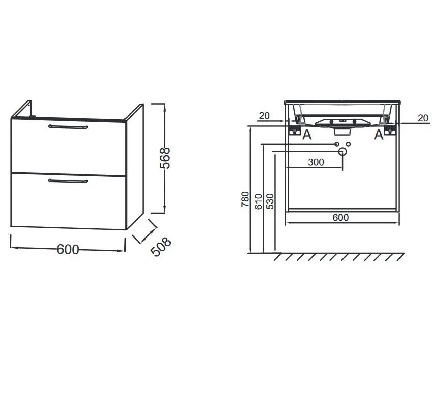 Тумба подвесная Jacob Delafon Odeon Rive Gauche 60 Белый Тумба подвесная Jacob Delafon Odeon Rive Gauche 60 Белый — изображение 2