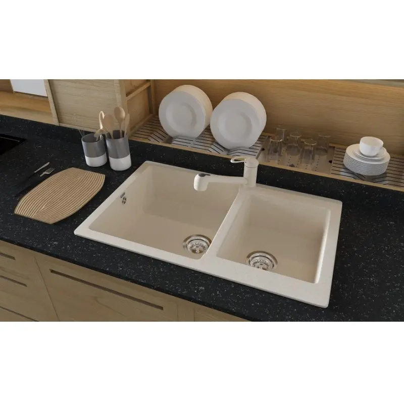 Мойка кухонная Ulgran Classic 77 U-505-310 Серый Мойка кухонная Ulgran Classic 77 U-505-310 Серый — изображение 2