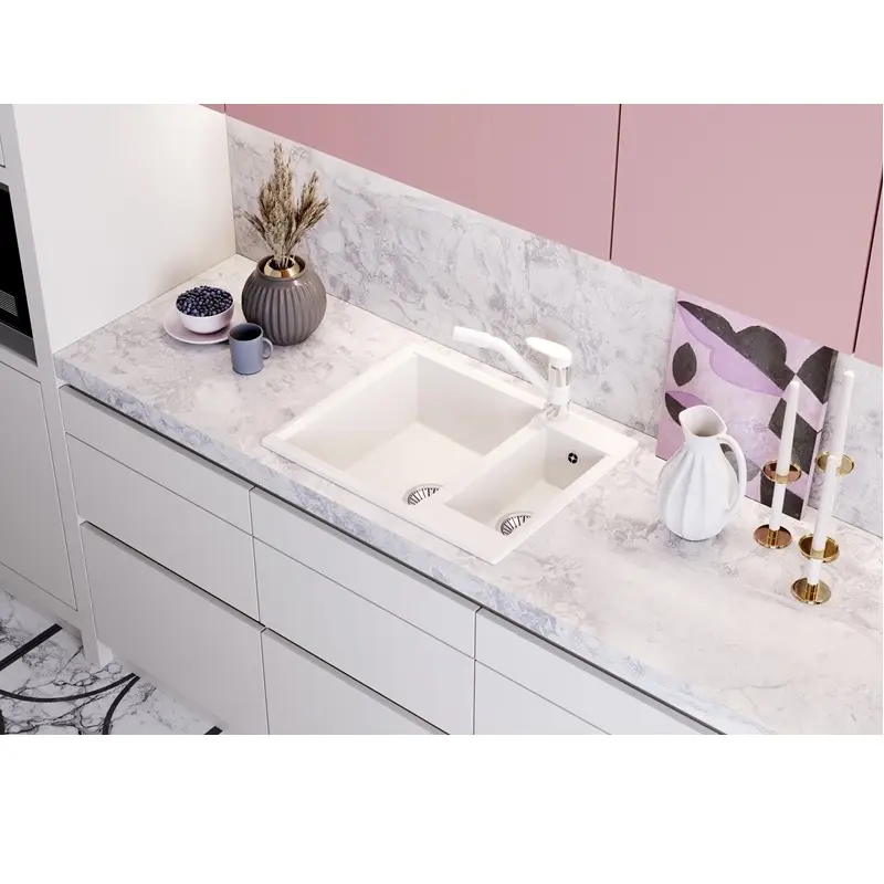 Мойка кухонная Polygran Brig 62 407947 Бежевый Мойка кухонная Polygran Brig 62 407947 Бежевый — изображение 2