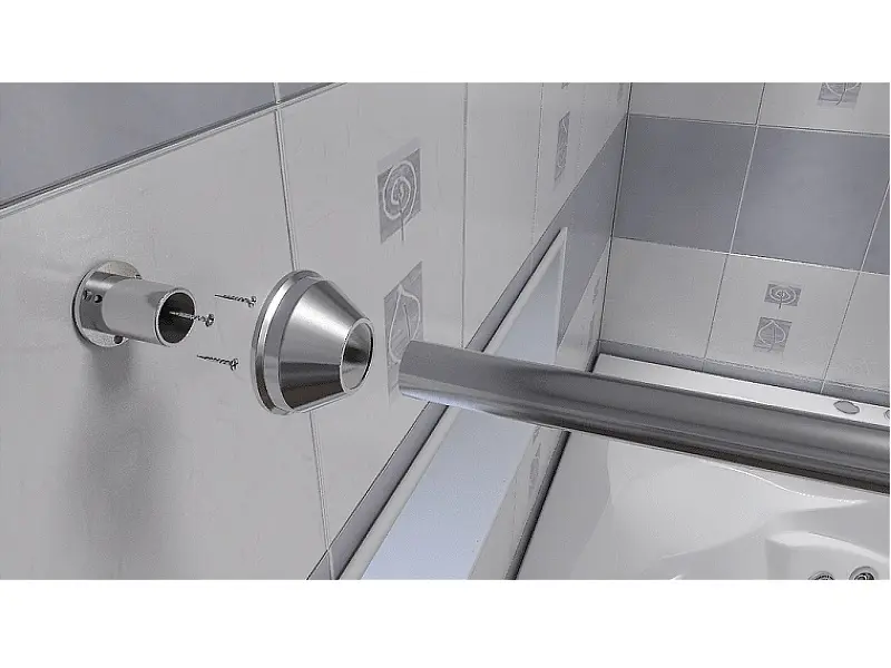 Карниз BAS Прямой 150 Хром КЗ00009 Карниз BAS Прямой 150 Хром КЗ00009 — изображение 2