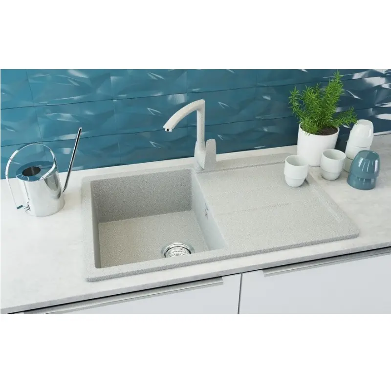 Мойка кухонная Ulgran Classic 77 U-507-310 Серый Мойка кухонная Ulgran Classic 77 U-507-310 Серый — изображение 2