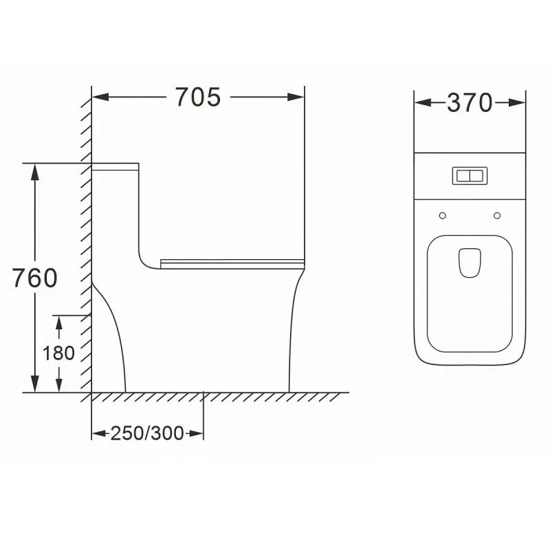Унитаз-компакт Azario Gressa Белый AZ-1111 Унитаз-компакт Azario Gressa Белый AZ-1111 — изображение 3