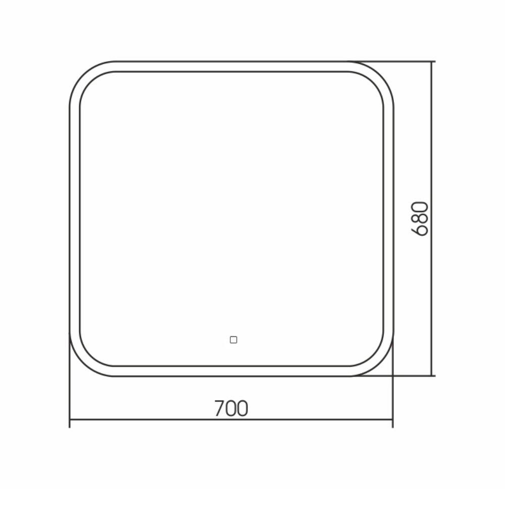 Зеркало Azario Стив 70 с сенсором ФР-00001136 Зеркало Azario Стив 70 с сенсором ФР-00001136 — изображение 3