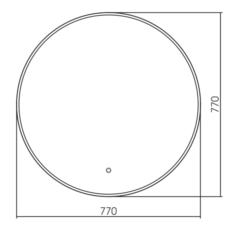 Зеркало Azario Плаза 77 с сенсором ФР-00002131 Зеркало Azario Плаза 77 с сенсором ФР-00002131 — изображение 3