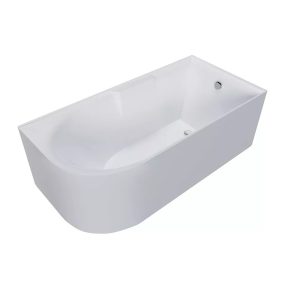 Ванна акриловая Grossman Ctistal 150х75 правая Белый глянцевый GR-2201R