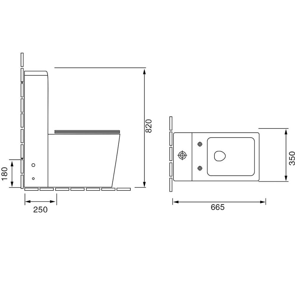 Унитаз-моноблок Grossman Falcon Белый глянцевый GR-4400S Унитаз-моноблок Grossman Falcon Белый глянцевый GR-4400S — изображение 5